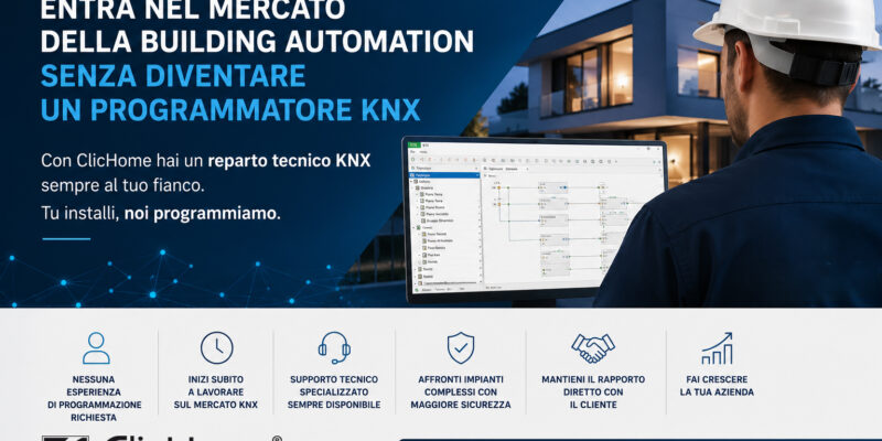 Come entrare nel mercato della Building Automation senza diventare un programmatore KNX